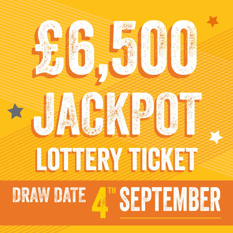 £6,500 Jackpot Lottery Ticket