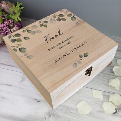 Personalised Wooden Keepsake Box