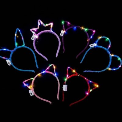 Light up ear headband