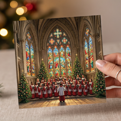 Colour Choir Christmas Cards - 10 Pack