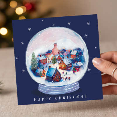 Miniature Village Christmas Cards - 10 Pack