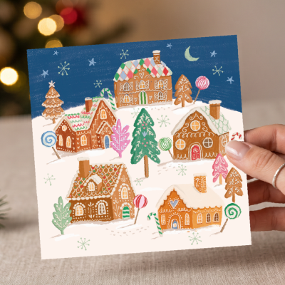 Sugar Tree Christmas Cards - 10 Pack